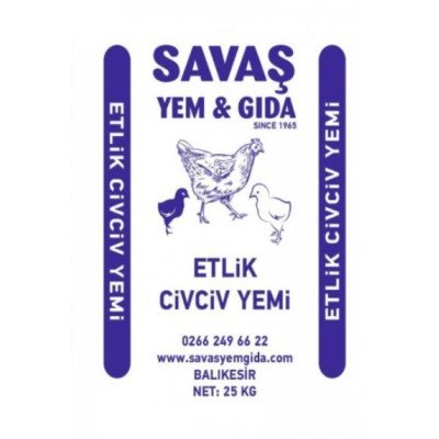 Savaş Etlik Civciv Yemi Pelet 25 Kg