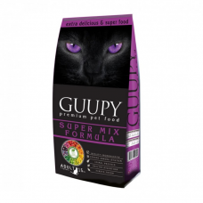 Guupy Süper Mix Yetişkin Kedi Maması Tavuklu 15 Kg