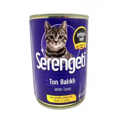 SERENGETİ KEDİ KONSERVE TON BALIKLI 400 GR X 24 ADET