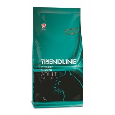 Trendline Tavuklu Kısırlaştırılmış Yetişkin Kedi Maması 15Kg